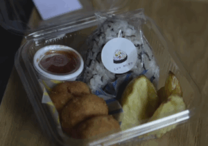 こよりどうカフェのキッズおにぎり弁当